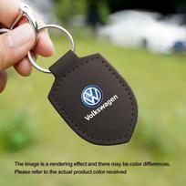 VW Automobilio Odinis Raktų Pakabukas Shield Stiliaus Emblema Raktų Žiedas VW Golf Polo GTI Tiguan Touran Jetta Passat CC T5 Scirocco Arteon Beetle NL9 ruda