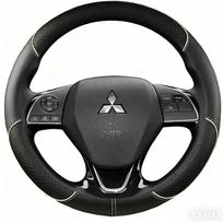 Mitsubishi Outlander Pajero Asx Colt Lancer EX Evolution X L200 Triton RALLIART Automobilio Suede Beige round