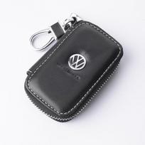 VW Odinis Automobilio Nuotolinio Rakto Dėklas Maišelis Raktų Pakabukas Sandėliavimo Dėžutė Volkswagen VW Polo Golf Touareg T6 T5 Passat B7 B5 Touran Beetle Tiguan EM1 black
