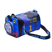 Thomas ir Draugai Plastikinis elektrinis bėgių rinkinys 1:43 krepšys per petį Metalinis magnetinis lieto modelio rinkinys Vaikams Žaislas Kalėdinė dovana blue