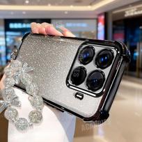 Xiaomi15t Luxury Star Lanyard Chain Plating Glitter Shockproof Silicone Case For Xiaomi Mi 15t Pro 15tpro Mi15t Soft Back Cover xiaomi 15T gray