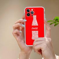 Coca-cola Vintage Phone Case For IPhone 17 16 15 14 13 11 12 Pro Max 16 Plus Transparent iPhone 16 plus beige