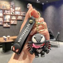 Marvel Žmogus-voras Raktų pakabukas Kūrybingas Venom lėlės Krepšio pakabukas Poros Aksesuarai Studentų Dovanos large gray