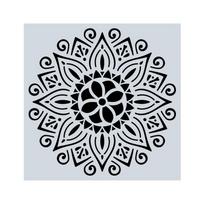 Decorative Pattern Mandala Stencils Pretty Hollow Spray Painting Templates Durable Washable DIY Window Wall Decor Drawing Tool white
