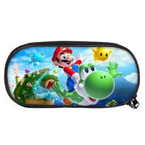 Super Mario Bros pieštukinė mokiniams Nailoninė laikymo krepšys Didelės talpos organizatorius raudona