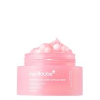 Drėkinamasis kapsuliuotos tekstūros veido kremas su kolagenu „PDRN Pink Collagen Capsule Cream", MEDICUBE, 55 g