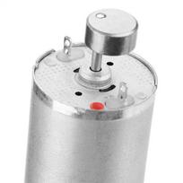 A34R 1 PCS 370 Powerful Vibration Motor Silver Aluminum Convenient And Easy To Use Dual Head Vibration Motor Dc12v Vibration Mot sidabras