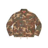 Supreme Canvas Clip Jacket 'Black White' Men's SUP-SS23-062 M beige