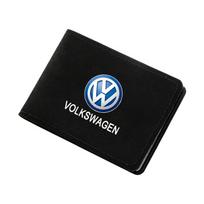 Automobilinis zomšinis vairuotojo pažymėjimo laikiklis, ID kortelės dėklas, skirtas Volkswagen VW Rline R GLI Golf Amarok Phaeton T-Cross Tiguan BA5 black