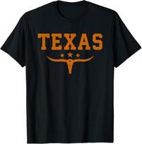 Distressed Texas Apparel T-Shirt XXXL orange