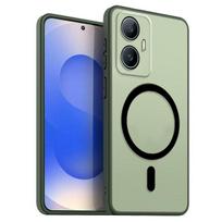 Magnetinis geležies žiedas telefono dėklas, skirtas realme C55, matinės spalvos, minkštas TPU, atsparus smūgiams dangtelis realme C55