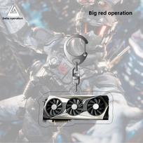Delta Force Action Game Acrylic Keychain With Cartoon Style For Gift Giving And Collectors Cooler white