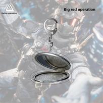 Delta Force Action Game Acrylic Keychain With Cartoon Style For Gift Giving And Collectors Mirror white