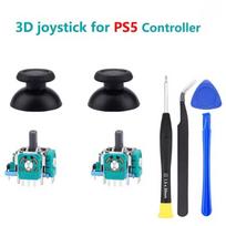 PS5 Valdiklio Drift Fix Rinkinys, 3D Analoginio Vairo Pagaliuko Pakeitimo Mygtukai DualSense Valdikliui, su Atsuktuvu