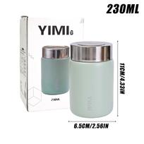 230 ml mini nerūdijančio plieno 316 termoso puodelis Fashion nešiojamas kišeninis vakuuminis kolba Kavos arbatos terminio vandens buteliukas 230ml