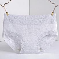 Kelnaitės moterims Laisvalaikio apatiniai Seksualūs bikini Moteriški vidutinio juosmens kelnaitės Lingerie XL pilka