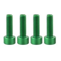 4pack High Strengths Bicycles Bottles Cage Bolt Corrosions Resistant Fasteners for Mountain Bike Part blue