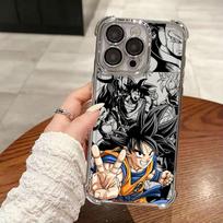 Dragon Ball Z Goku Beerus Komiksai Dangtelis iPhone 17 Pro 16 15 14 13 12 11 Pro Max Dėklas 17 Plus 17E 16E 17Air Silikoninis Telefonas iPhone 16E 17E black