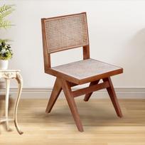 Retro svetainės kėdės namų baldai japoniškas rotangas senovinė valgomojo kėdė paprastas fotelis skandinaviško stiliaus apgyvendinimas vienvietė sofa kėdė beige