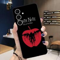 D-Death Note Phone Case For Samsung S 24 Fe 25 Ultra Plus 20 Lite 21 30 22 23 24 22 Ultra 5G Fundas Samsung S21 red