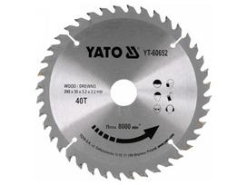 Pjovimo diskas medienai Yato YT-60652; 200x2,2x30 mm; Z40