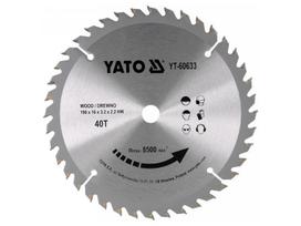 Pjovimo diskas medienai Yato YT-60633; 190x16 mm; Z40