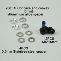Premium Disc Brake Pad Washers for MTB Bikes Better Control and Safety gray