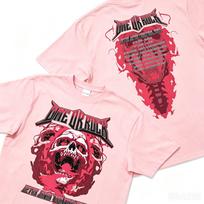 ONE OK ROCK 2026 DETOX Japan Final Tour Double Print Skull Skeleton T-shirt Loose Cotton Festival Streetwear Unisex Tops S red