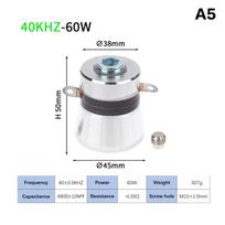 25/28/40 kHz 60W 100W ultragarsinis valymo keitiklis Vibratorius Generatorius Pramoniniam valikliui Generatoriaus grandinė 40KHZ 60W white
