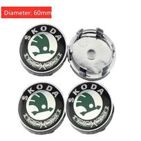 for Skoda 56/60/65mm Car Wheel Center Hub Caps Logo Rapid Kodiaq Fabia Karoq Laura Superb VRS Yeti Octavia Scala Tire Decoration CWN1