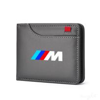 Automobilinė piniginė Odinė Mini Kredito Kortelėms BMW E46 E90 E60 F10 E39 F30 E36 F20 E91 E30 G30 G20 Kortelių Dėklas Nešiojama Maža Piniginė Raktų Pakabukas cyhk37 gray