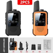 BTONERA BT300 Mini Walkie Talkie Two-way Radio Walkie-talkie PMR/FRS Communication Radio Portable for Camping Kids Toys Gifts EURO
