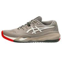 ASICS GEL RESOLUTION X Tennis Shoes Men's Low Top Taupe/Soft Oats 40.5 gray