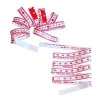 Flexible Body Measuring Tape Set with Bra Size Reference Guide, Shaped to Follow the Body for Sewing Projects and Clothing Fitting Tasks 1 white