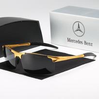 Aukščiausios klasės prabangūs poliarizuoti vairavimo akiniai nuo saulės, apsaugantys nuo akinimo, vairuotojo akiniai, skirti MercedesBenz A B C E V R klasės A45 C43 GLA GLC CLA SL gray