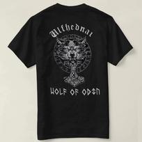Skandinavų mitas Toro plaktukas Mjolnir Rūna Odino vilkas Valhalla Marškinėliai apvalia apykakle trumpomis rankovėmis Laisvalaikio vyriški marškinėliai Dydis S-3XL XXXXL juoda