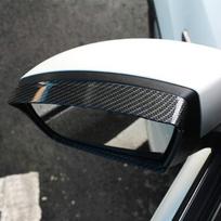 Zeratul for Ford Ecosport 2012- Kuga Escape 2014- Auto Accessory Car styling Rear View Mirror Cover Rain Shield Visor anglies pluošto juodos spalvos