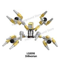 New Skibidi Toilet Man Anime Cartoon Bricks Dolls Figure Cameraman Speakerman TV Man Action Toy Building Blocks