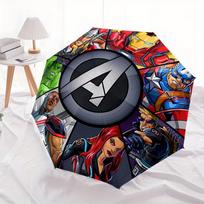 Disney Avengers,Superheroes,Teamwork High-Quality Umbrella, Eight-Rib Folding Design, Automatic Opening and Closing, Small, Stylish and Prac gray
