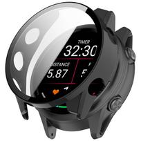 Grūdinto stiklo dėklas, skirtas Garmin Forerunner 970 965 265 165 570, Ekrano apsauga, Bamperio dangtelis, skirtas Garmin Venu 4/3/Active 6 5 Garmin Venu 3 juoda