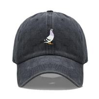 Balandžio siuvinėjimo beisbolo kepuraitė moterims, vyrams, madinga, reguliuojama, minkštos, skalautos medvilnės, tėčio kepurė, unisex, klasikinės golfo kepurės black