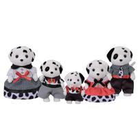 Sylvanian Families Dolls ST Mark Ages 3 and Toy Epoch [Dalmatian Family] C-79 Certified, Up, Dollhouse, Co., Ltd. gray