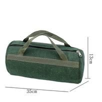 Durable Multi-Function Canvas Tool Tote Bag for Electricians and Auto Repair gray
