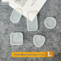 Handmade Epoxy Coaster Kit: Dried & Pressed Flowers, Crystal Clear Silicone Mold, AB Glue for DIY & Team Building Activities gray