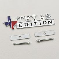 Universalus 3D Metalinis Automobilio Ženklelis TEXAS EDITION Logotipo Emblema Vėliavėlė Lipdukas Ford Jeep Chevrolet Ram GMC Dodge Motociklų Aksesuarams