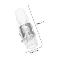 Transparent Alto Saxophone Mouthpiece Crystal Mouthpiece in E-flat Acrylic Transparent Saxophone Mouthpiece 1PC Mouthpiece  gray