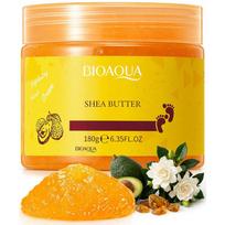 BIOAQUA Foot Scrub Pedicure Exfoliating Cream Shea Oil 180g 1 pcs yellow