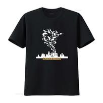 Sharknado Shark Horror Cult Movie Print Men's Black T Shirt Size S 3XL vintage Washed Soft Comf XXXXL black