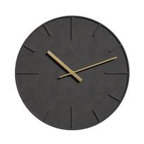 Sieninis laikrodis tylus cementinis sieninis paprastas modernus Nordic 30CM kambario dekoravimas svetainės interjeras dovana įkurtuvėms stilingas kabliukas. black