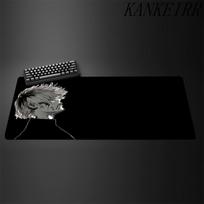 Gaming Accessories Mouse Pad Tokyo Ghoul Mousepad black white Anime Large Mouse Mat Keyboard Computer Gamer Desk Mat 50x100cm 30x60cm